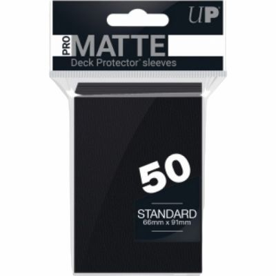 Protèges Cartes Standard  Sleeves Ultra-pro Standard Par 50 Noir Matte