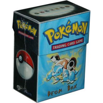 Deck Box et Rangement Pokmon Deck Box Pokmon 1g Tortank (blastoise) + 60 Protges Cartes Ultra-pro Transparent