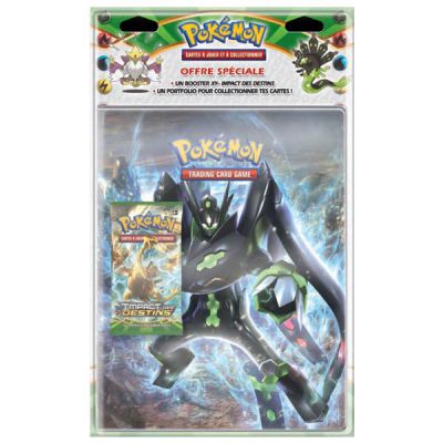 Portfolio Pok�mon Xy -  Impact Des Destins - Zygarde Ex & Lugia Turbo (10 Pages De 9 Cases) + 1 Booster Impact Des Destins