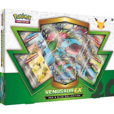 Coffret Pokmon Red Et Blue Collection - Venusaur Ex (en Anglais)