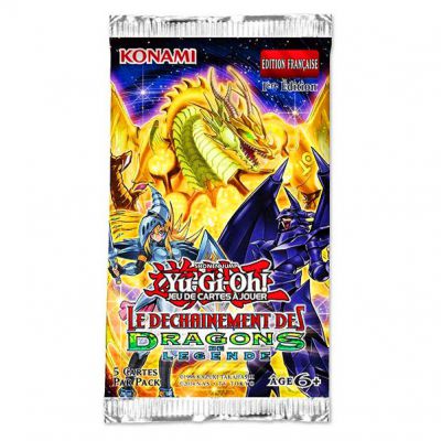 Booster Franais Yu-Gi-Oh! Dragons De Lgende 3 - Le Dchanement Des Dragons De Lgende