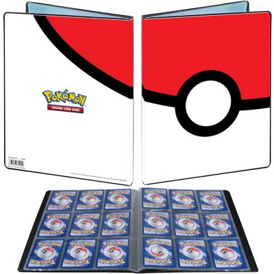 Portfolio A4 - 9 cases Pokmon Pokball- A4 - 10 pages de 9 cases (180 cartes recto-verso)