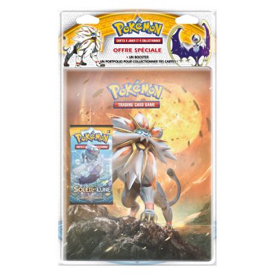 Portfolio Pokmon Soleil Et Lune (10 Feuilles De 9 Cases) + 1 Booster Soleil Et Lune