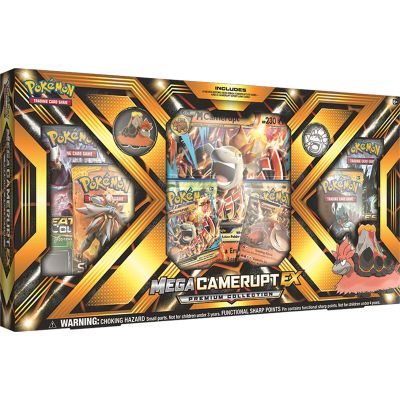 Coffret Pokmon Mega Camerupt Ex Premium Collection En Anglais