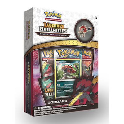 Coffret Pokmon SL3.5 - Collections avec pins Lgendes Brillantes  Zoroark