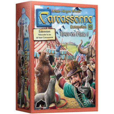 Gestion Carcassonne Carcassonne : Extension 10 - Tous en piste !