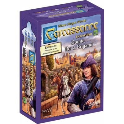 Gestion Best-Seller Carcassonne : Extension 6 - Comte Roi & Brigand