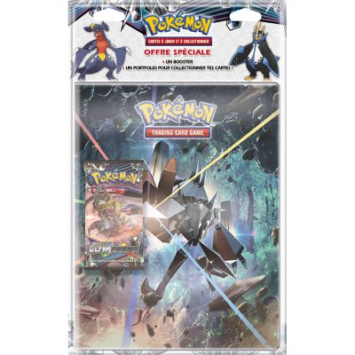 Portfolio Pokmon 10 Feuilles De 9 Cases Necrozma + 1 Booster SL5 Ultra Prisme