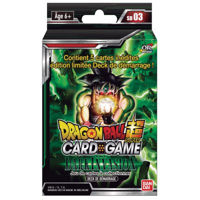 Decks Prconstruits Dragon Ball Super SD03 - The Dark Invasion - Bardock, Sorti des Tnbres