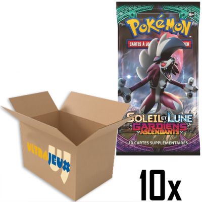 Boite de Boosters Franais Pokmon Lot de 10 boosters SL2 - Soleil Et Lune - Gardiens Ascendants