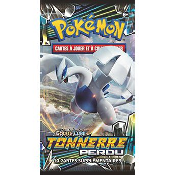 Booster Franais Pokmon SL8 - Soleil Et Lune 8 - Tonnerre Perdu - Blister