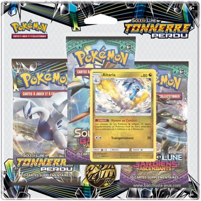 Coffret Pokmon Tripack 3 Boosters - SL8 - Soleil Et Lune 8 - Tonnerre Perdu - Altaria