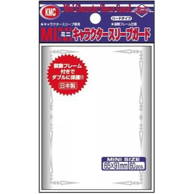 Protges Cartes Format JAP  Kmc - Mini Clear Character Sleeves Silver Guard (Extra Deck Cover)