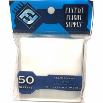 Protges cartes Spciaux  Clear Sleeves Square (70x70mm) par 50