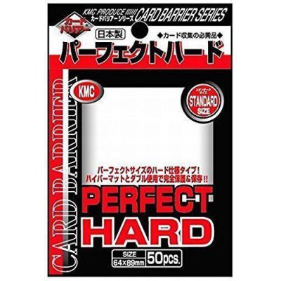 Protges Cartes Standard  Kmc - Standard Sleeves - Perfect Hard (50 Sleeves) - Pro-Fit