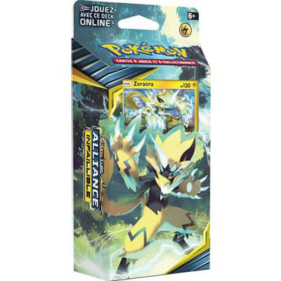 Decks Prconstruits Pokmon SL10 - Soleil Et Lune 10 - Alliance Infaillible - Zeraora - Ellipse lectrique