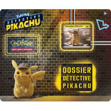 Booster Franais Pokmon Tripack 3 Boosters - Dossier Dtective Pikachu