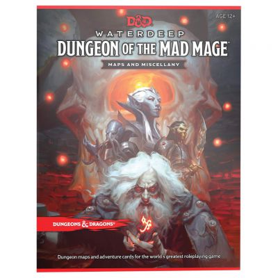 Jeu de Rle Dungeons & Dragons D&D5 Waterdeep : Dungeon of the Mad Mage - Maps and adventure cards