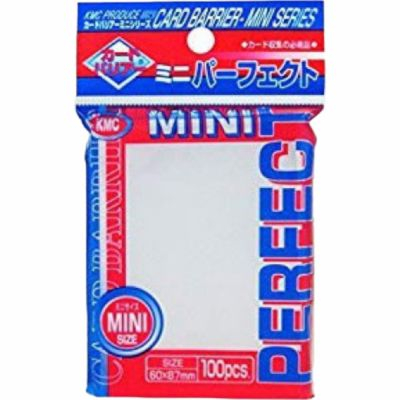 Protges Cartes Format JAP  Kmc - Mini Sleeves - Perfect Size (100 Sleeves) - Pro-Fit