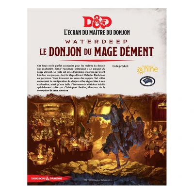 Jeu de Rle Dungeons & Dragons D&D5 - cran Le Donjon du Mage dment (Franais)