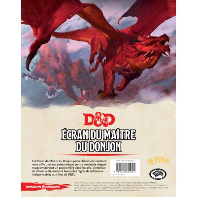 Jeu de Rle Dungeons & Dragons D&D5 - cran du Maitre du donjon (Franais)
