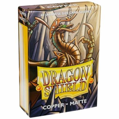 Protges Cartes Format JAP  Dragon Shield Sleeves Mini Matte - Copper - Cuivre - par 60