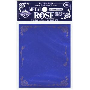 Kmc - Standard Sleeves - Metal Rose - Bleu - par 50 - Accessoires pour Kmc - Standard Sleeves - Metal Rose - Bleu - par 50 - Accessoires pour