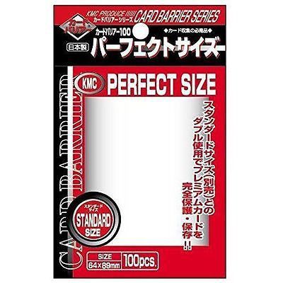 Protges Cartes Standard  Kmc - Standard - Perfect Size (100 Sleeves) - Pro-Fit