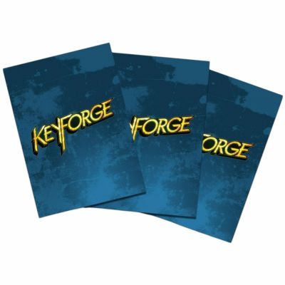 Protges Cartes Standard KeyForge 40 Pochettes Logo Keyforge Bleu