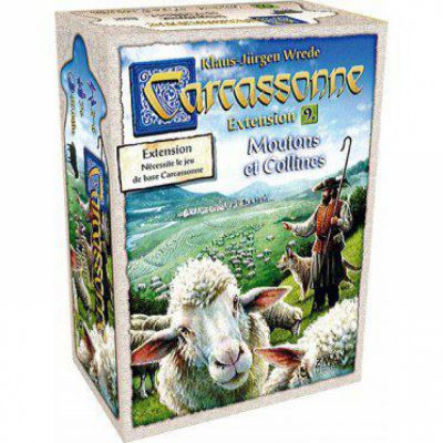 Gestion Best-Seller Carcassonne : Extension 9 - Moutons & Collines