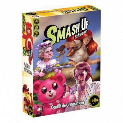 Jeu de Cartes Stratgie Smash Up - Conflit de Gnrations