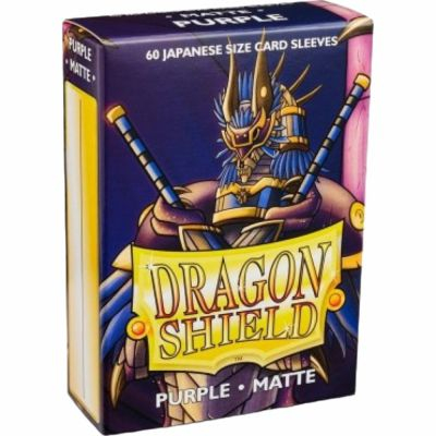 Protges Cartes Format JAP  Dragon Shield Sleeves Matte - Purple - Violet - par 60