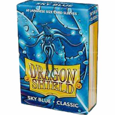 Protges Cartes Format JAP  Dragon Shield Sleeves Mini Classic - Bleu Ciel (Sky Blue) par 60
