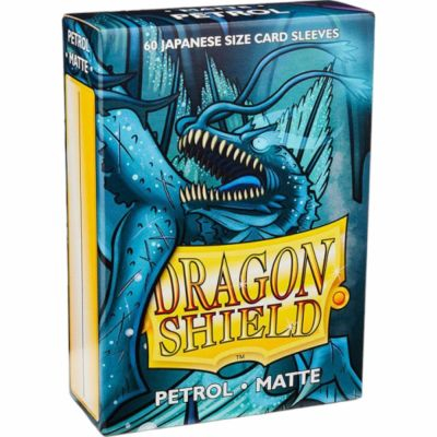 Protges Cartes Format JAP  Dragon Shield Sleeves Mini Matte - Petrol - par 60