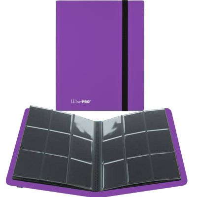 Portfolio A4 - 9 cases  Pro-binder - Eclipse - Violet Royal (Royal Purple) -  360 Cases (20 Pages De 18)