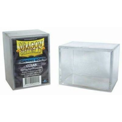 Deck Box et Rangement  Dragon Shield Gaming Strong Box - Rigide Transparent - 100 Cartes