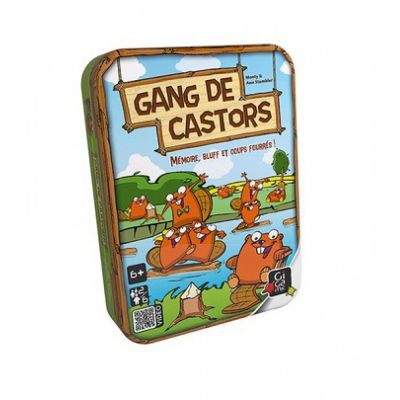 Jeu de Cartes Enfant Gang de Castors (bote mtal)