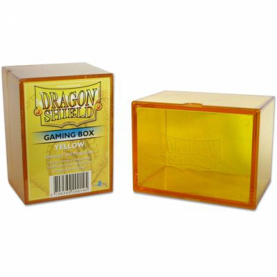 Deck Box et Rangement  Dragon Shield Gaming Strong Box - Rigide Jaune - 100 Cartes