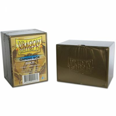 Deck Box  Dragon Shield Gaming Box - Rigide Or - 100 Cartes
