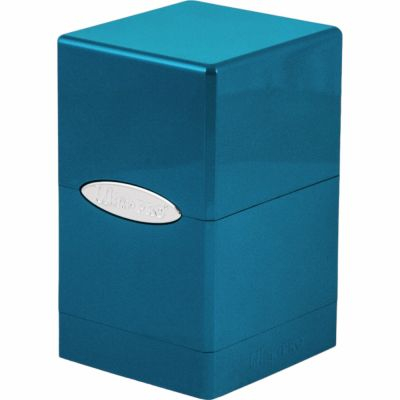 Deck Box  Satin Tower Deck Box Ice Blue ( Compartiment avec D )