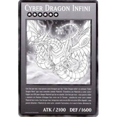 Cartes Spéciales Yu-Gi-Oh! DUOV - Carte Géante Jumbo - Cyber Dragon Infini
