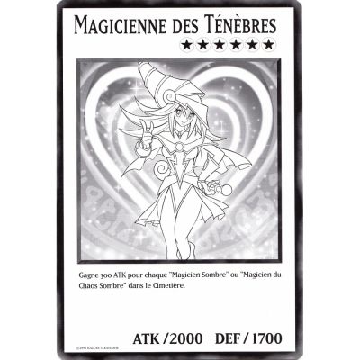 Cartes Spéciales Yu-Gi-Oh! DUOV - Carte Géante Jumbo - Magicienne des Ténèbres