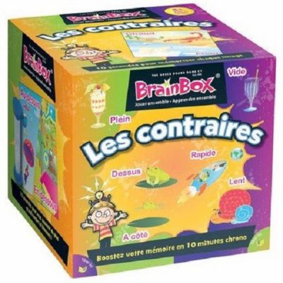 Jeu de Cartes Rflexion BrainBox: Les contraires