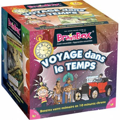 Jeu de Cartes Rflexion BrainBox: Voyage dans le Temps