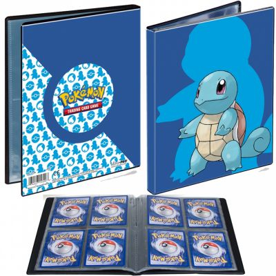 Portfolio A5 - 4 Cases Pokmon Carapuce- A5 - 10 pages de 4 cases (80 cartes recto-verso)