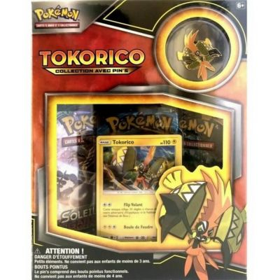 Coffret 3 Boosters Pok�mon Tokorico - Collections avec pin�s (Booster XY12 Evolutions)