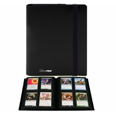 Portfolio A5 - 4 Cases  Pro-binder - Eclipse - Noir de Jais (Jet Black) - 160 Cases (20 Pages De 8 Cases)