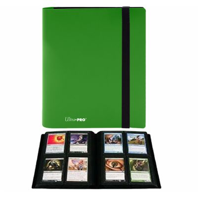Portfolio A5 - 4 Cases  Pro-binder - Eclipse - Vert Citron (Lime Green) - 160 Cases (20 Pages De 8 Cases)