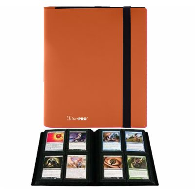 Portfolio  Pro-binder - Eclipse - Orange Citrouille (Pumpkin Orange) - 160 Cases (20 Pages De 8 Cases)