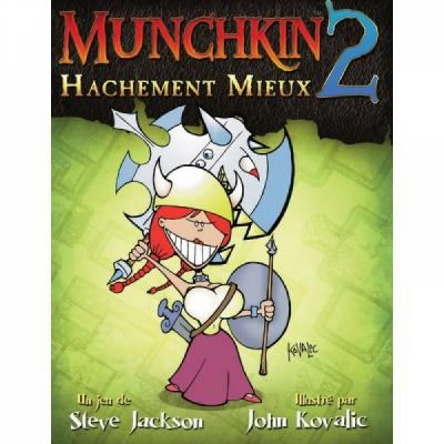 Jeu de Cartes Best-Seller Munchkin 2 : Hachement Mieux !
